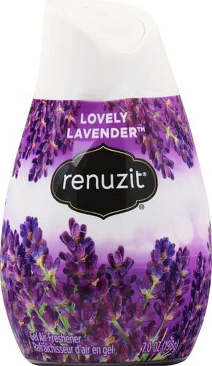 Renuzit Gel Air Freshener, Lovely Lavender, 7 oz, 2 Pack