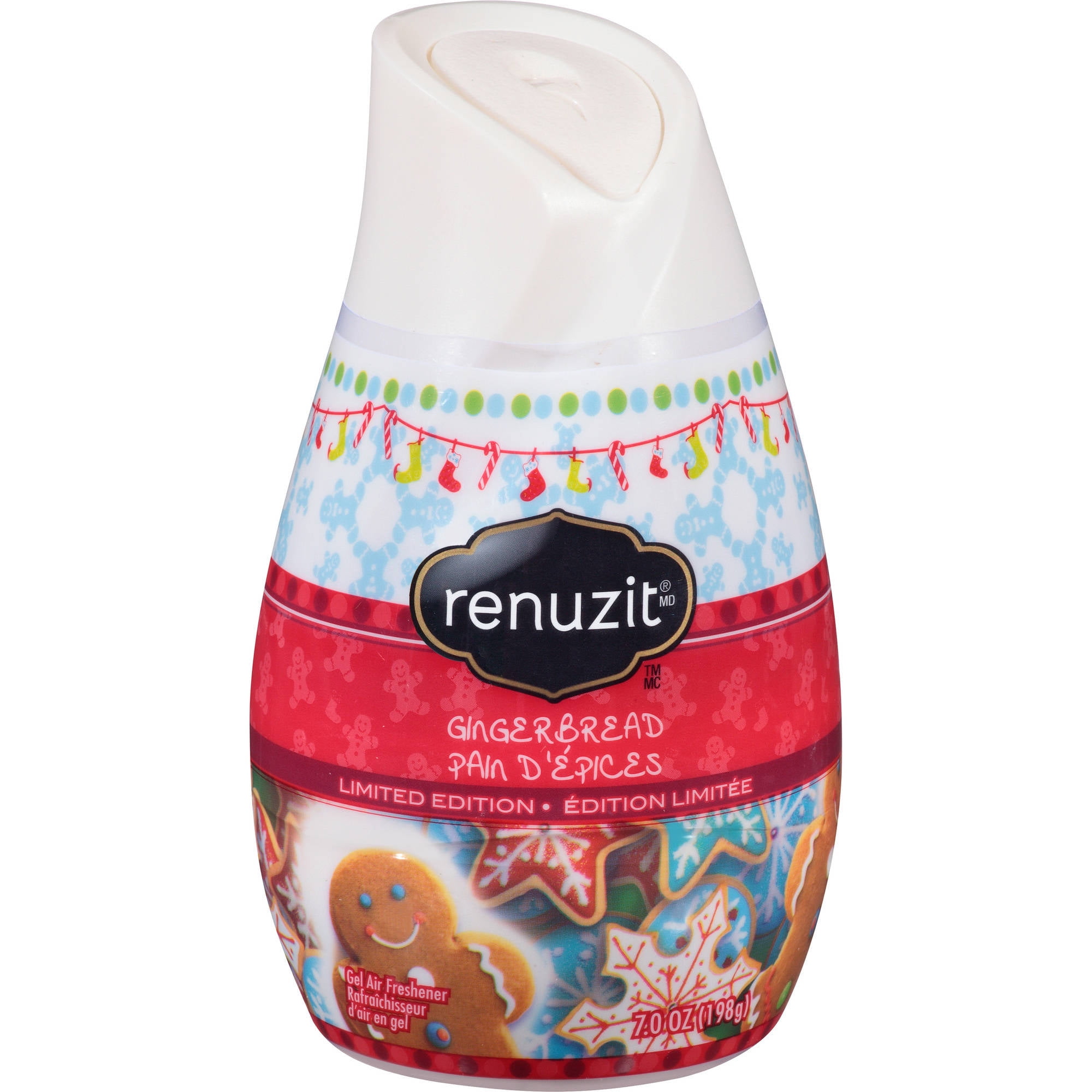 Renuzit Gingerbread Scented Gel Adjustables Air Freshener, 7 Oz