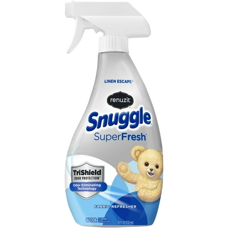 Renuzit Snuggle Fabric Refresher with Odor Eliminating Technology, Linen Escape, 18 Ounces