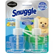 Renuzit Snuggle Scented Oil Refill for Plug In Air Fresheners, SuperFresh Original, 2 Count