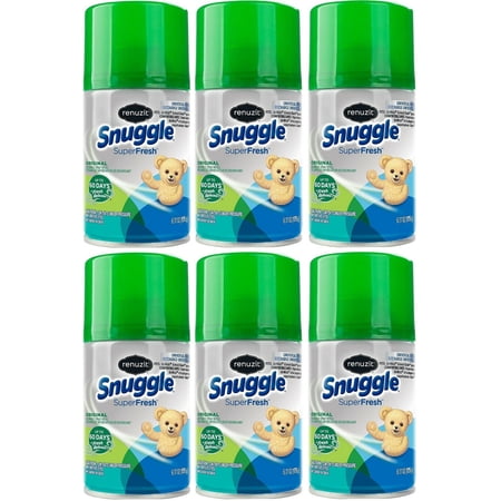 Renuzit Snuggle Super Fresh Automatic Spray Refill, Original, 6.17 Ounce, 6 Pack