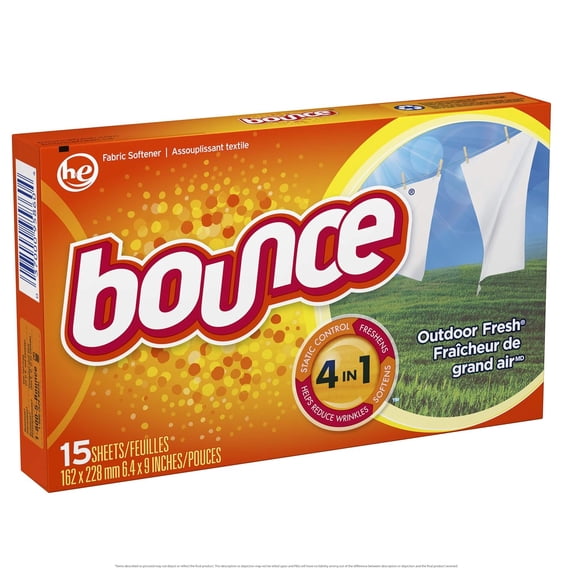 Bounce Dryer Sheet 15 ct – 1 Pack (15 Sheets)