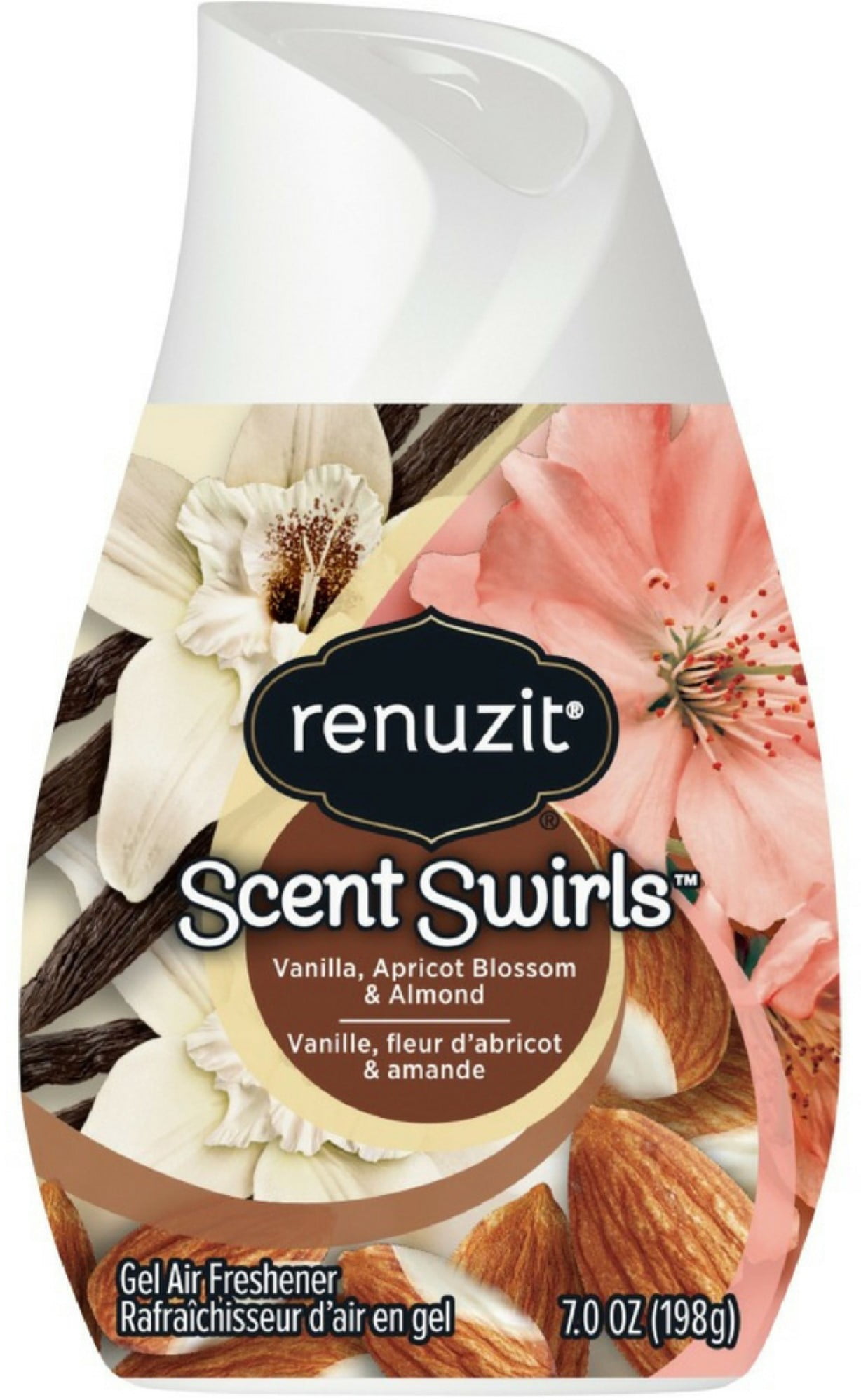 Renuzit Vanilla, Apricot Blossom, & Almond Cone Air Freshener, 7 oz