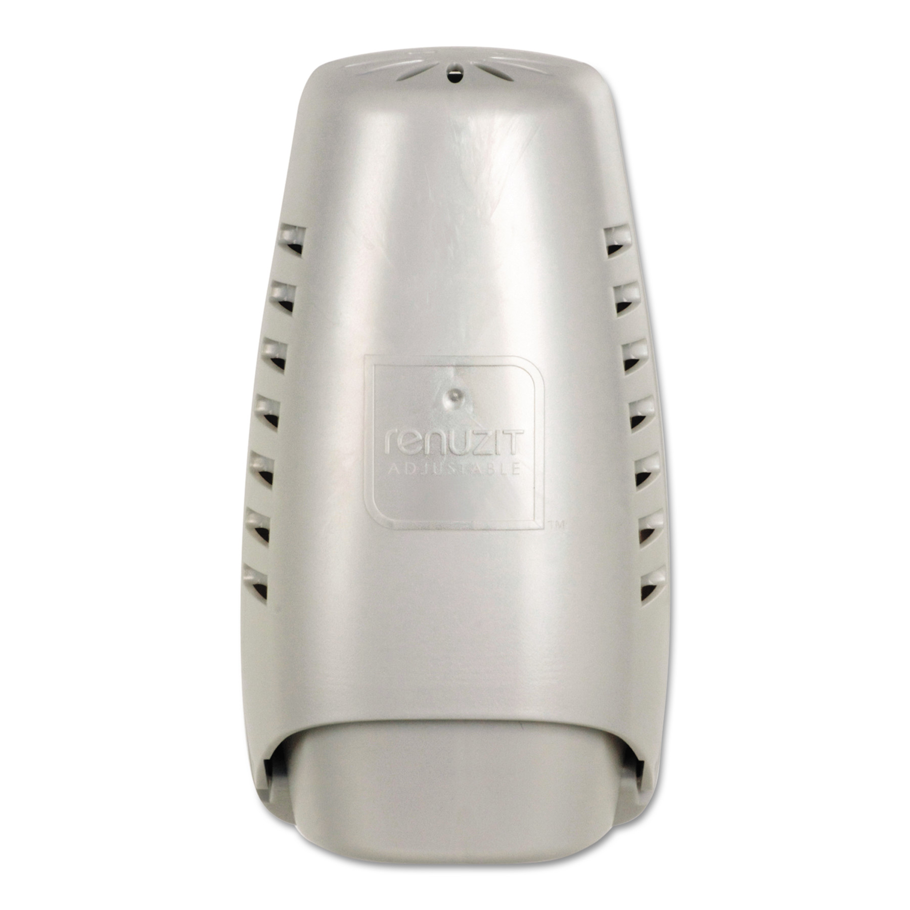 Renuzit Wall Mount Air Freshener Dispenser, 3-3/4" x 3-1/4" x 7-1/4", Silver, 6 Per Carton - image 1 of 3