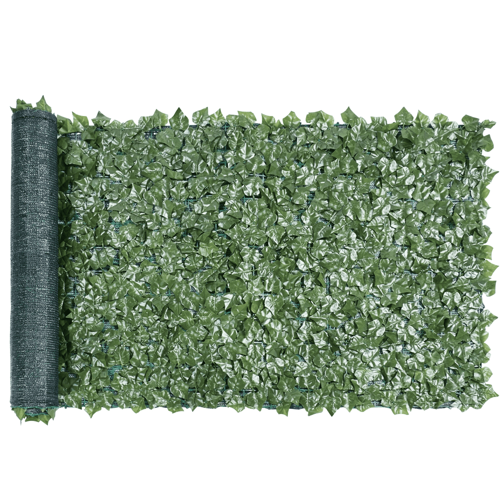 Renwick 1*3M Artificial Faux Ivy Decorative Privacy Fence, Green