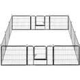 thumbnail image 1 of Renwick 12 Panels Heavy Duty Dog Playpen Pet Exercise Fence Black, 1 of 10