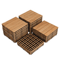 thumbnail image 1 of Renwick 12" x 12" Square Wooden Floor Tiles, 27 Pieces, Natural Wood, 1 of 9