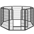 thumbnail image 1 of Renwick 16 Panels 40″ H Dog Playpen Outdoor Indoor, Black, 1 of 9