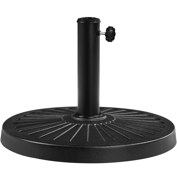 Renwick 18" Outdoor Patio Market Umbrella Base, Black