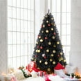 thumbnail image 1 of Renwick 6' Hinged Spruce Artificial Christmas Tree with Foldable Stand, Black, 1 of 7