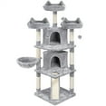 thumbnail image 1 of Renwick 69" Multilevel Cat Tree Tower, Light Gray, 1 of 8