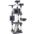 thumbnail image 1 of Renwick 79" Multilevel Cat Tree Tower with Scratching Posts, Dark Gray, 1 of 8