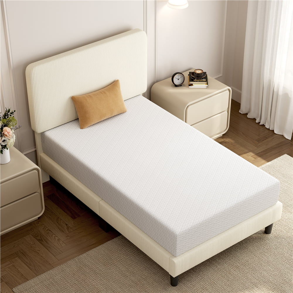 Renwick 8'' Cooling Gel Memory Foam Mattress with Green Tea Scent, Medium, Twin