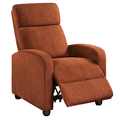 thumbnail image 1 of Renwick Corduroy Upholstered Adjustable Recliner Chair with Pocket Springs, Brick Red, 1 of 10