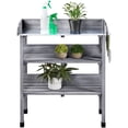 thumbnail image 1 of Renwick Gray Fir, Metal and Plastic Potting Bench, 1 of 12