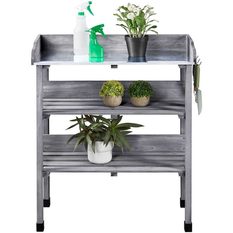 Plastic Potting Bench With Wheels My Potting Bench | Womanswork.com