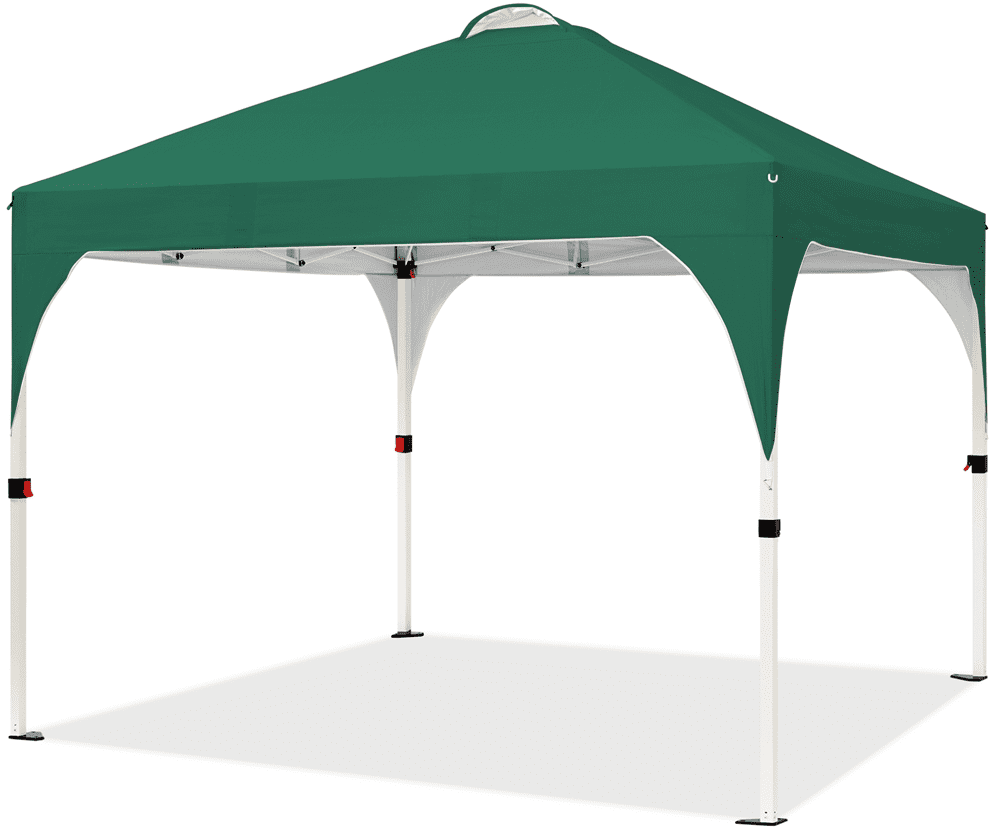 Renwick Instant Pop-up Canopy with Roller Bag & Sandbags, Dark Green
