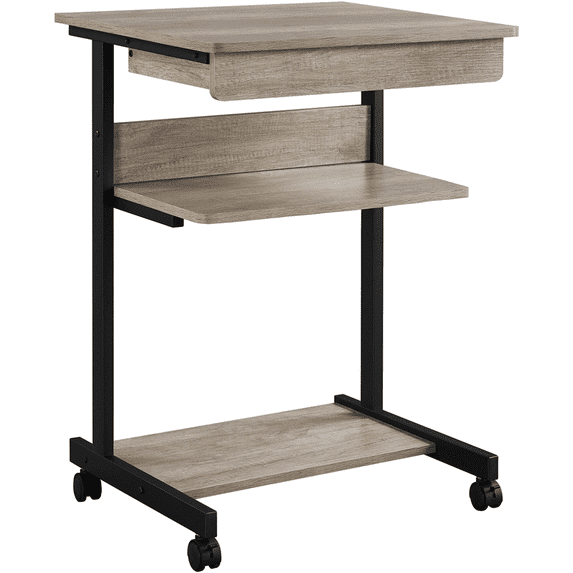 Renwick Laptop Desk Table Bedside Computer Table Student Desk , Gray