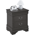 thumbnail image 1 of Renwick Modern 2-drawer Classic Side Table for Bedroom, Rustic Gray, 1 of 9