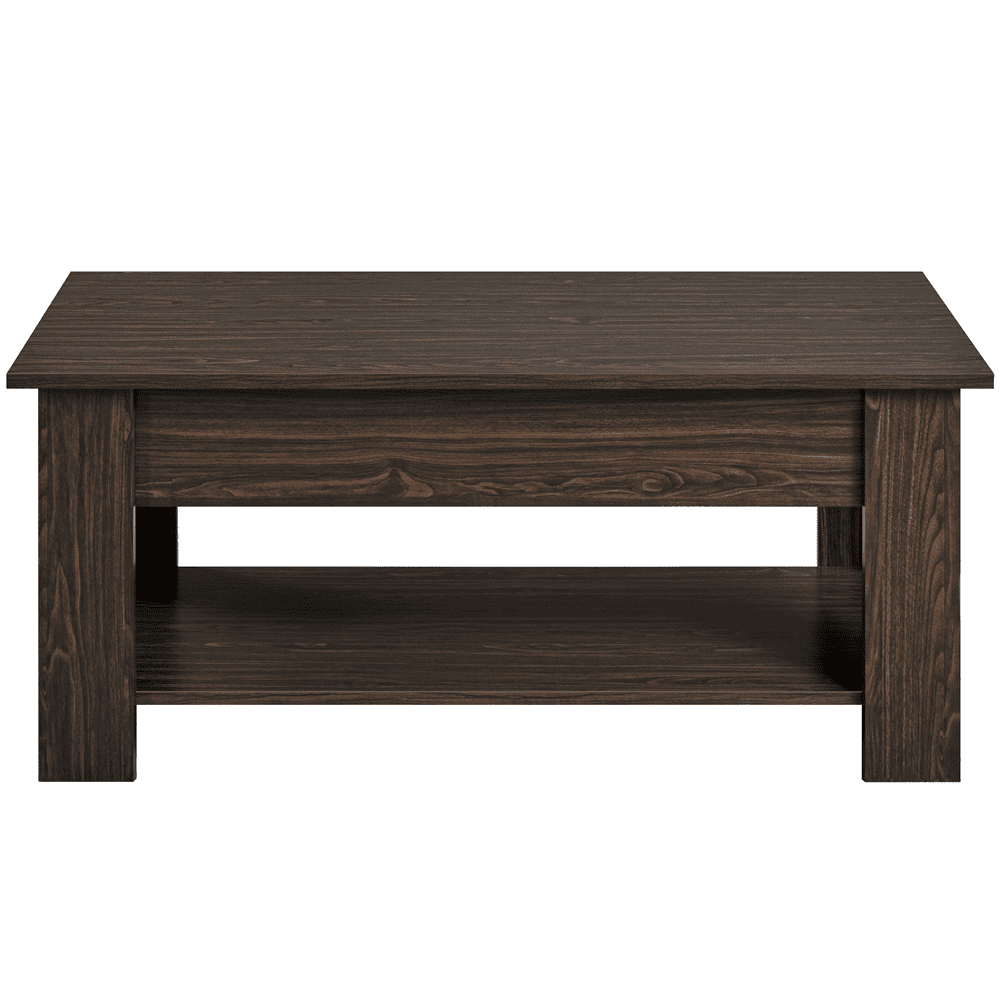 Renwick 39in Lift Top Coffee Table with Hidden Compartment & Storage for Livingroom, Espresso