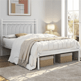 Free Shipping! Renwick Jasmine Modern Metal Bed Frame with Petal