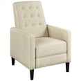 thumbnail image 1 of Easyfashion Modern Reclining Chair with Adjustable Back & Footrest, Beige, 1 of 12