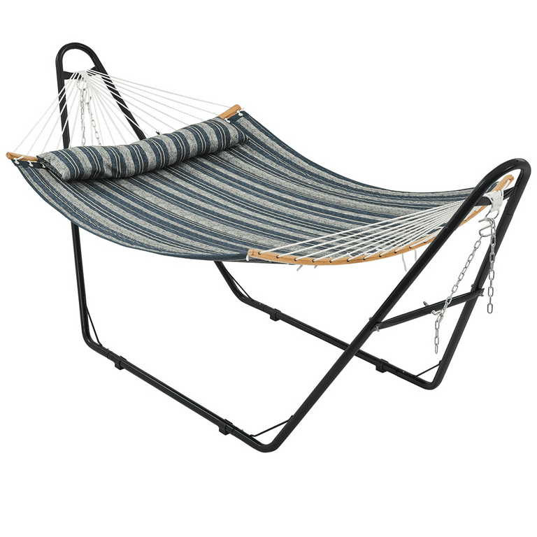 美品 relxation hammock リラクゼーションハンモック 紺 Large Sunbrella® Royal Blue Tufted Hammock | NHTTRB | Nags