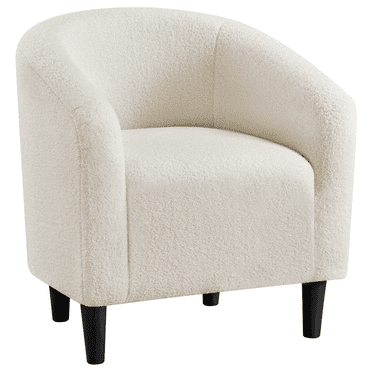 Renwick Upholstered Boucle Accent Chair for Livingroom, Ivory