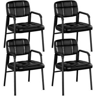 Renwick Upholstered Reception Chair for Home & Office, Set of 4