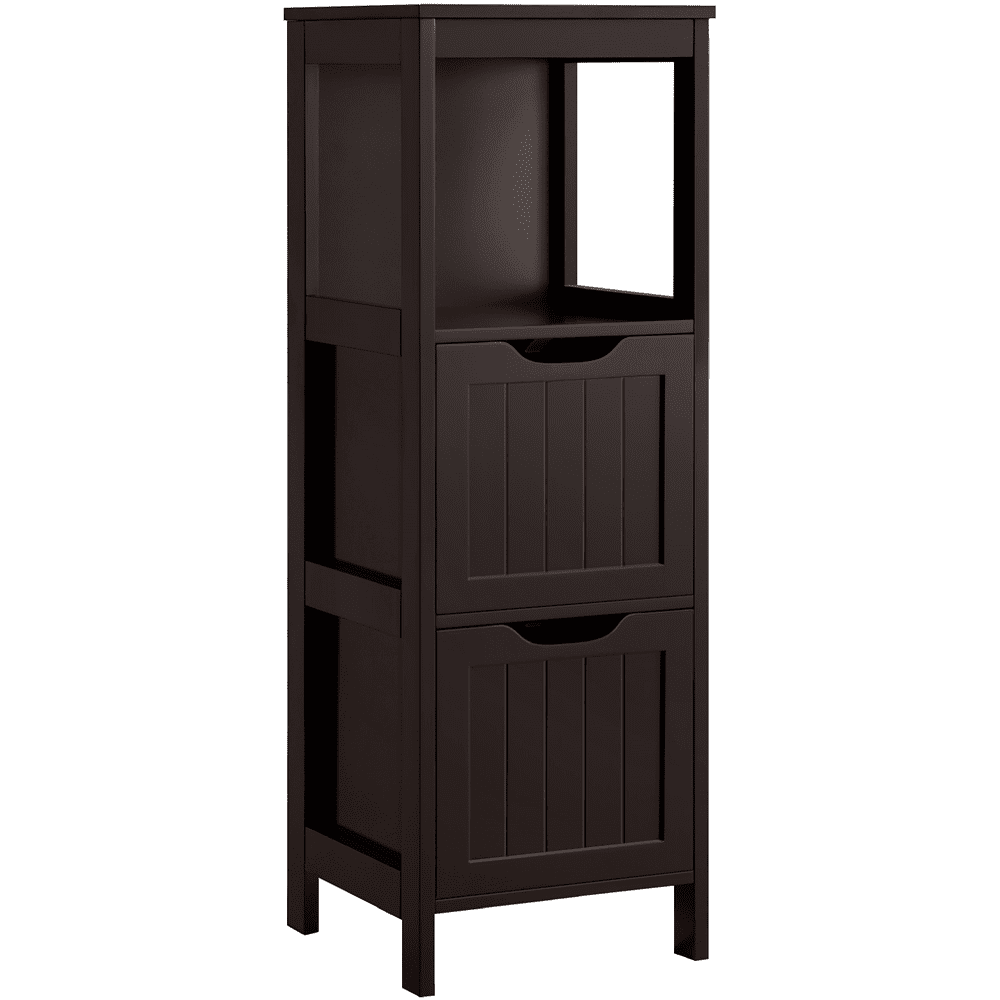 Renwick Wooden Cabinet with 2 Drawers for Storage, Espresso