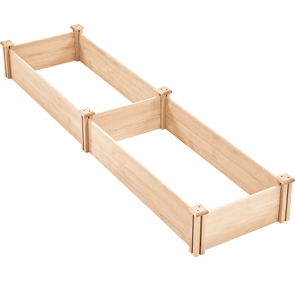 Renwick Wooden Raised Garden Bed, 96.7 x 24.6 x 10.6inch (L x W x H),Natural Wood