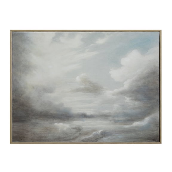 Renwil Anse 36" H x 48" W Canvas Art, White