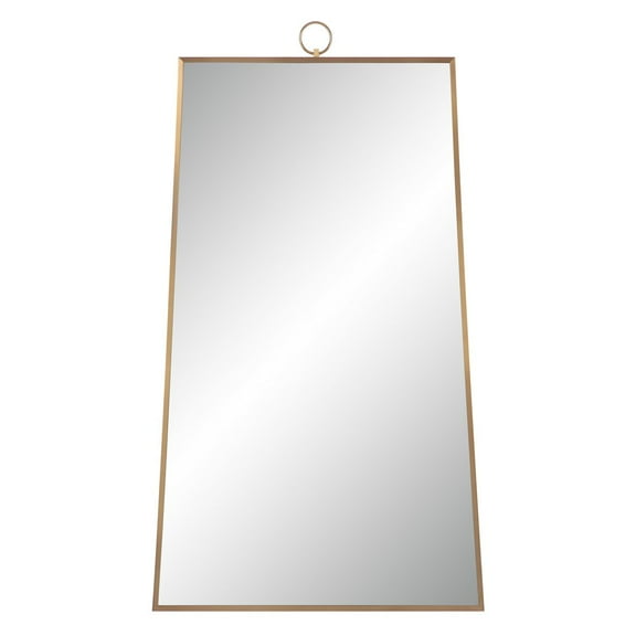 Renwil Ariadne 42" Tall Rectangular Mirror, Burnished Brass