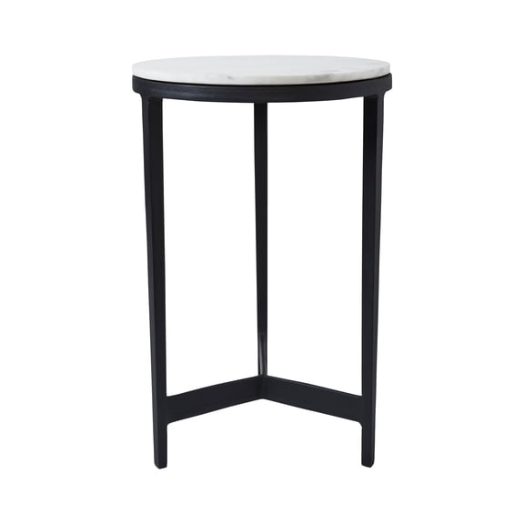 Arryn Indoor Cast Aluminum Side Table Black