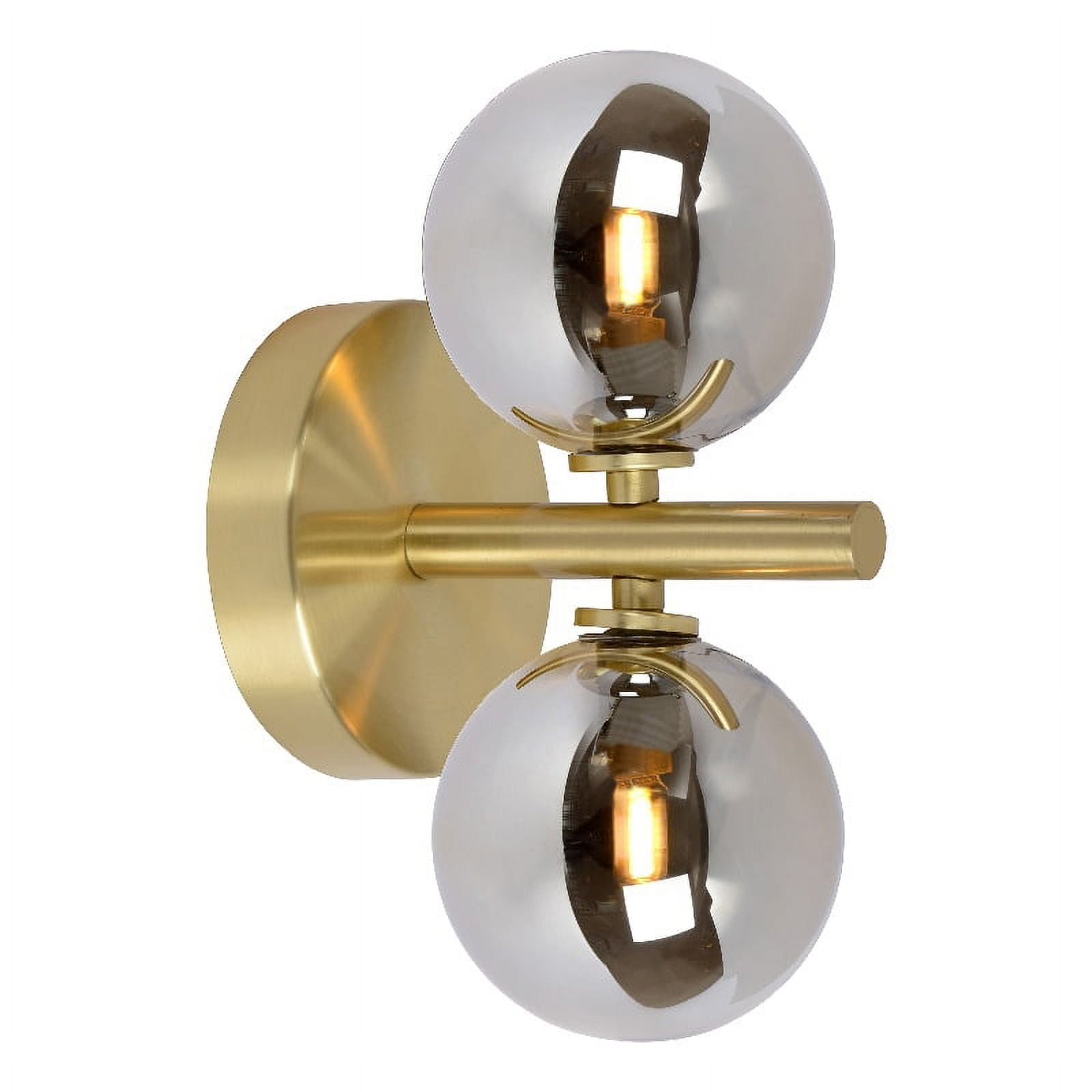 Ren Modern Brass / Glass Bathroom Wall Light IP65