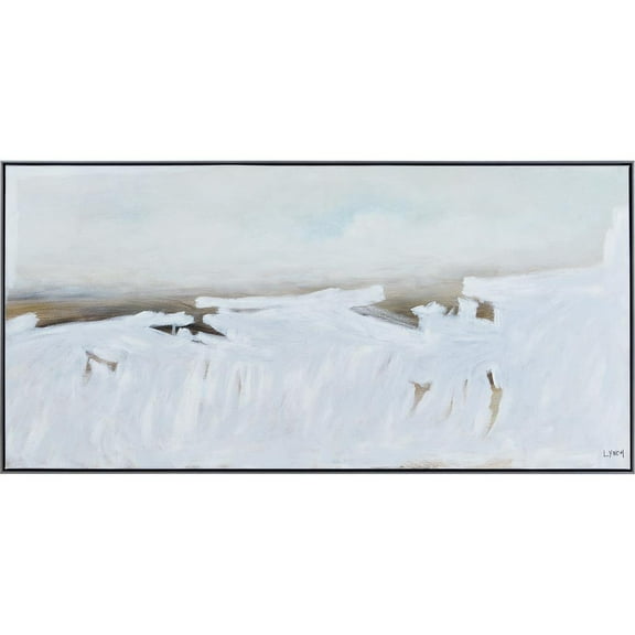Renwil Blanche Rectangular Canvas Wall Art