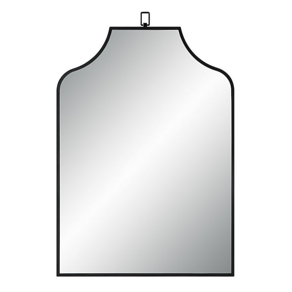 Renwil Breda 45" Tall Recatangular Arch Mirror, Matte Black