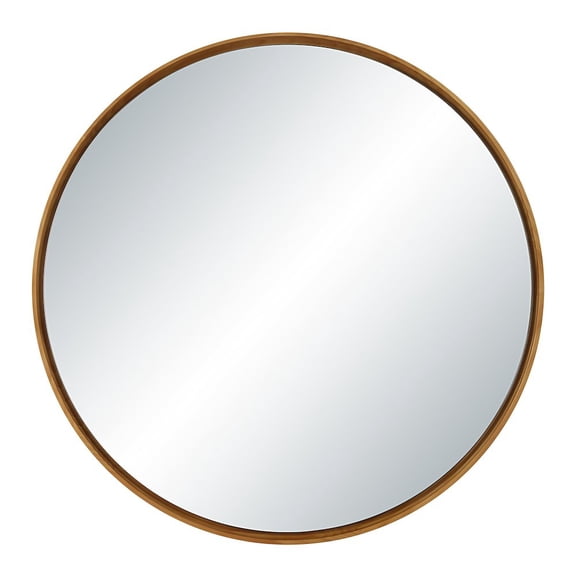 Renwil Canna 36" H x 36" W Wall Mirror, Beige
