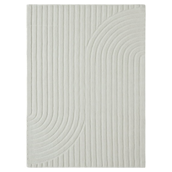 Renwil Cantu 5'3" x 7'3" ft Handwoven Indoor Rug, Ivory