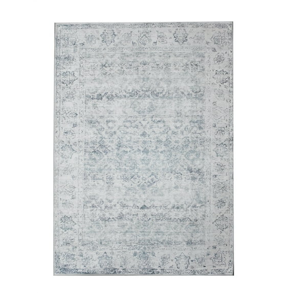 Renwil Chloe 7'6" x 10'2" ft Handwoven Indoor Rug, Blue/Grey