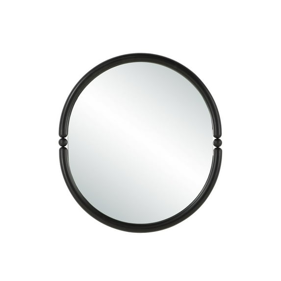 Renwil Ditto 40" H x 36" W Wall Mirror, Black