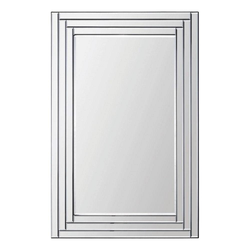 Edessa 24" x 36" Beveled Glass Rectangular Wall Mirror