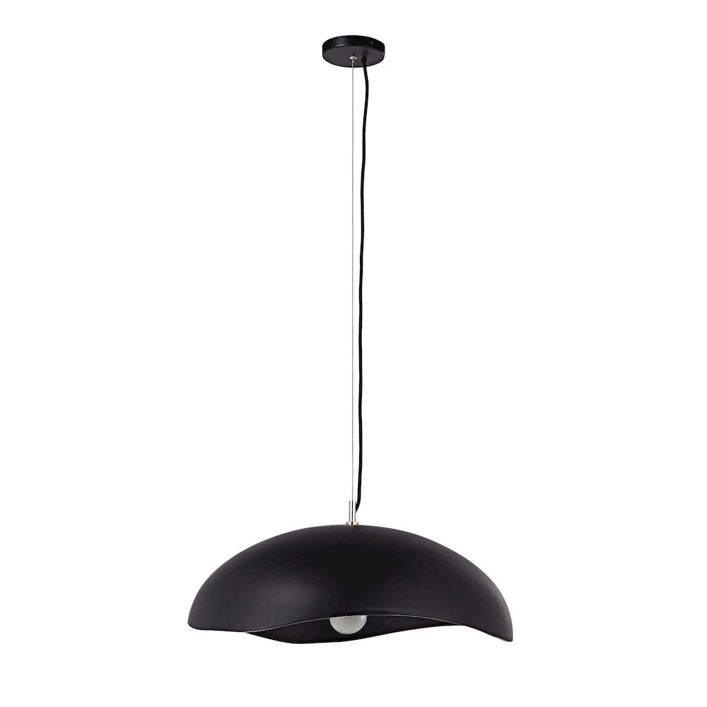 Renwil Filomena 22" Wide 1-Light Chandelier, Matte Black