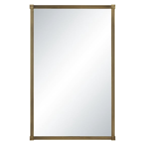 Renwil Khaya 35" H x 22" W Wall Mirror, Yellow