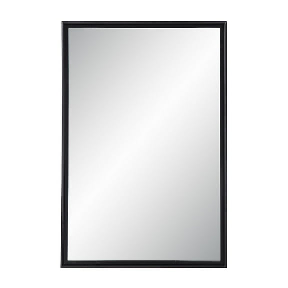 Renwil Lausanne 36" Tall Rectangular Mirror, Matte Black