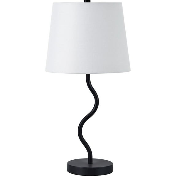 Everren Mayssa 19.75" Length Table Lamp, Matte Black