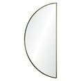 thumbnail image 1 of Renwil Modern Glamour Halfmoon Decorative Mirror in Satin Brass, 1 of 3