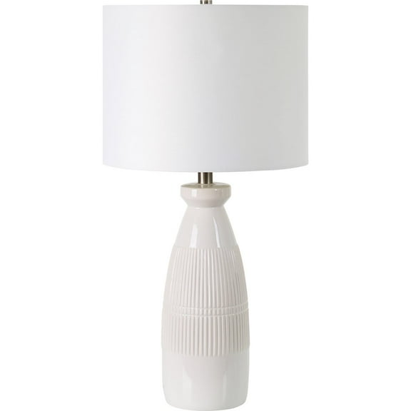 Everren Nado 26.25" Length Table Lamp, Off-White