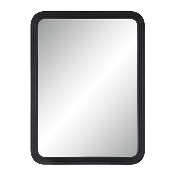 Renwil Nolana Rectangular Mirror, Textured Matte Black