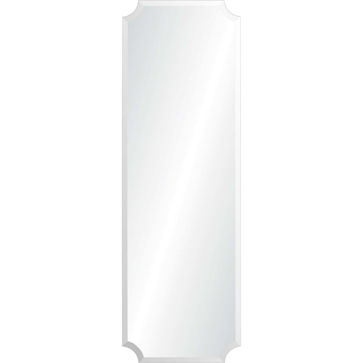 Renwil Palmsdale Irregular Full length All Glass Beveled Wall Mirror